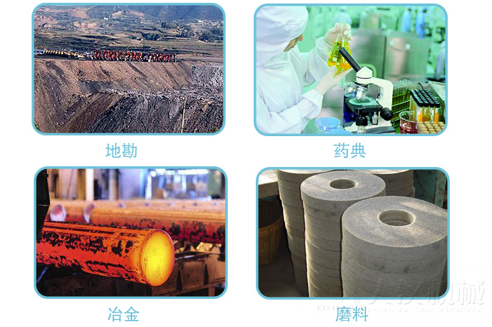 適用行業:地堪，冶金，藥典,磨料