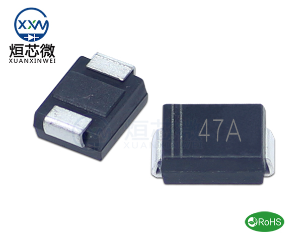 P6SMB47A參數,TVS二極管P6SMB47A瞬態(tài)(變)抑制二極管