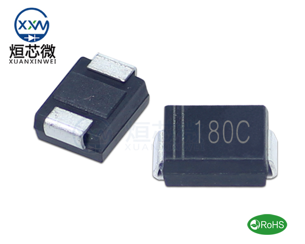 P6SMB180CA參數,TVS二極管P6SMB180CA瞬態(變)抑制二極管