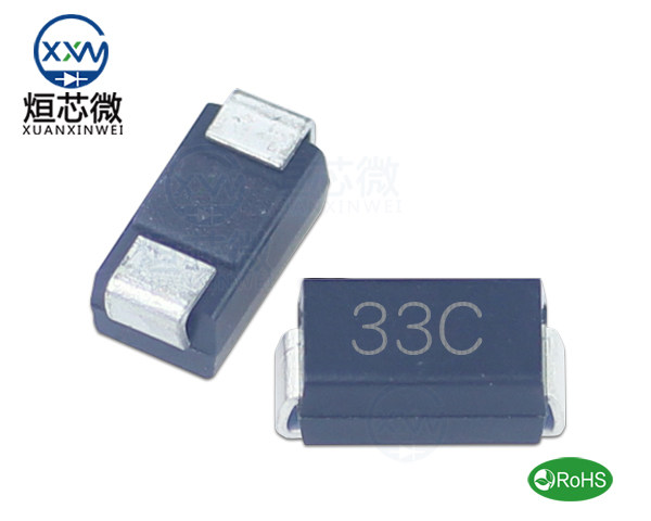 P4SMA33CA參數,TVS二極管P4SMA33CA瞬態(變)抑制二極管