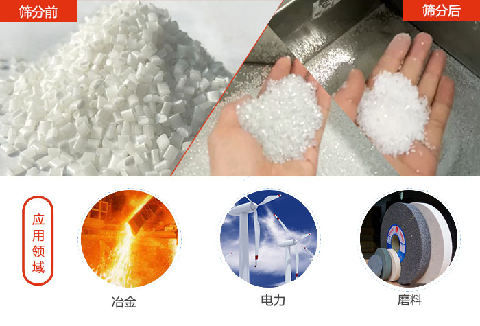 多用于：冶金行業，磨料陶瓷行業，行業等