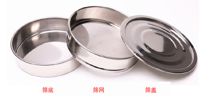 篩底，篩網，篩蓋展示圖